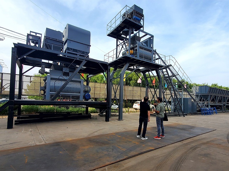 HZS35 料斗式混凝土搅拌站